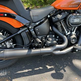 Cobra Black El Diablo 2-Into-1 Exhaust - 6478B Harley-Davidson