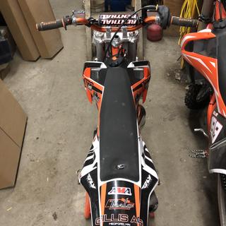 Renthal KTM 50 MX Motocross Enduro Bike Handlebars Bars Orange