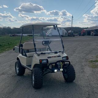 club car precedent winch bumper