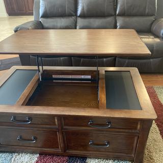 Woodboro Coffee Table With Lift Top Ashley Furniture Homestore