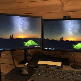 They don’t laugh quite right, despite being the same monitor model. But they do the trick!