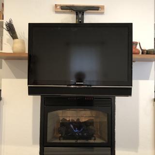 Monoprice Above Fireplace Pull Down Full Motion Articulating Tv