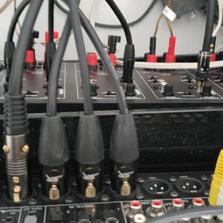 Just right for connecting the preamp to the amp.
