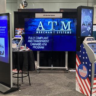 Display by ATM Merchant Systems at MJ BizCon 2021 Conference at Las Vegas Convention Center