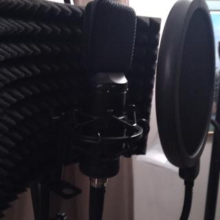 With pop filter