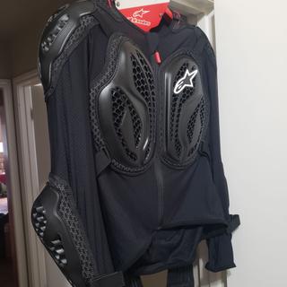 Protezione Motocross Alpinestars BIONIC ACTION Jacket - Grigio Scuro Grigio  Cenere Giallo Fluo