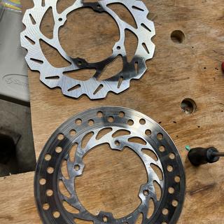 TUSK Stainless Steel Typhoon Brake Rotor Front for Yamaha YZ250FX 2015 