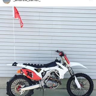 dirt bike flag holder