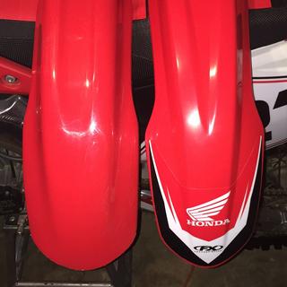 11-72310 Red Plastic Front Fender Factory Effex 