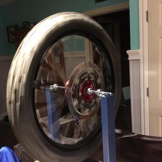 Tusk Motorcycle Wheel Balancing and Truing Stand