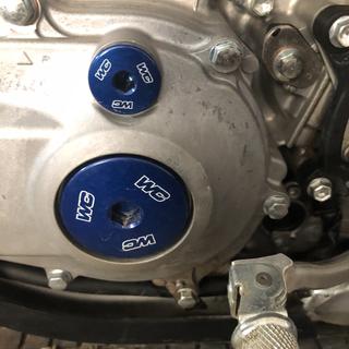 Works Connection Engine Plug Kit Blue for Yamaha YFZ450R 2009-2018 