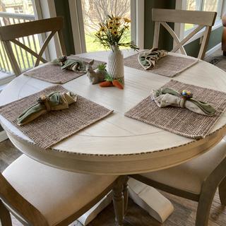 5 piece round dining best sale set raymour and flanigan