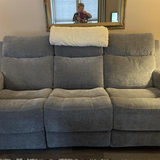 Bromway Power Layflat Sofa w/ Power Headrest | Raymour & Flanigan