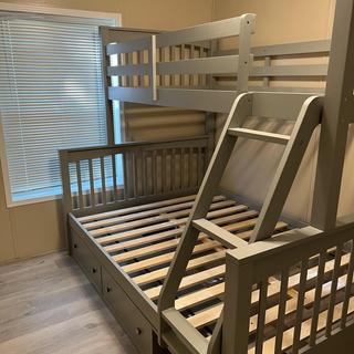 Jordan Twin-Over-Full Bunk Bed w/ Storage | Raymour & Flanigan