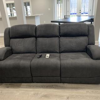 Raymour and flanigan power reclining sofa sale