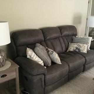 ryder 3 seater manual recliner