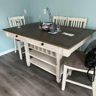 slim 6 seater dining table