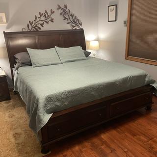 Clarion Platform Storage Bed 