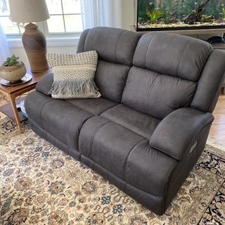 Quincey Power-Reclining Loveseat | Raymour & Flanigan