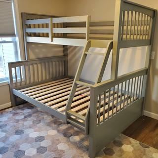 Jordan Twin-Over-Full Bunk Bed | Raymour & Flanigan