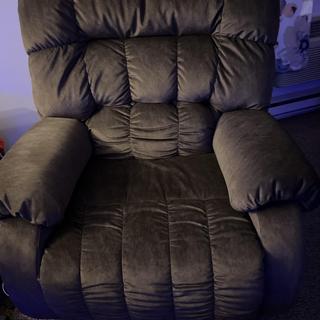 GOLIATH CHARCOAL BIG MAN WALLSAVER RECLINER