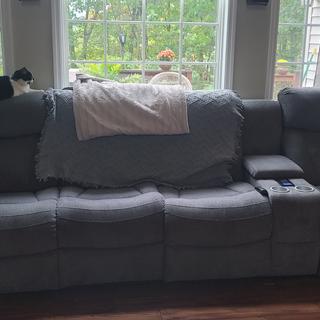 Connell 3-pc. Power-Reclining Sectional Sofa w/ Heat and Massage ...