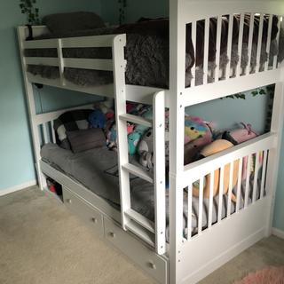 Jordan Twin-Over-Twin Bunk Bed w/ Storage | Raymour & Flanigan