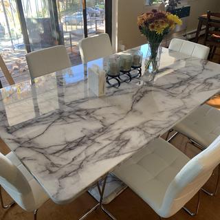 Raymour and flanigan 2024 marble dining table