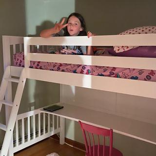 raymour and flanigan loft bed with desk