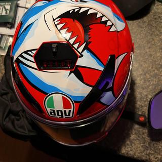 AGV K3 SV ATTACK SHARK FULL FACE STREET MOTORCYCLE HELMET Size L