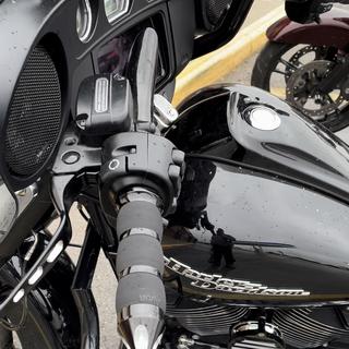 Black Meathook Bagger Bar 'ABS' 14 Handlebar Kit for 2021-2022 Harley  Davidson FLH Touring
