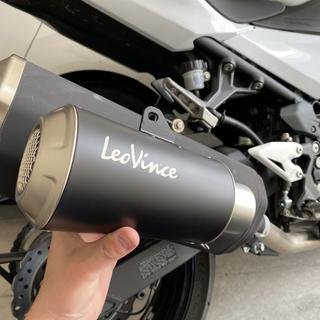 LeoVince 15218B LV-10 Black Slip-on Exhaust for Kawasaki Z400/Ninja 400  '18