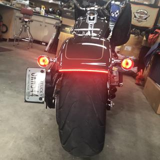 Custom Dynamics LED Tail Light With Turn Signals For Harley Fat