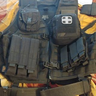5.11 VTAC LBE Tactical Vest Style 58631 M-2XL-4XL Pockets MOLLE Tough Nylon 