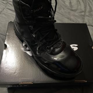 high gloss boots