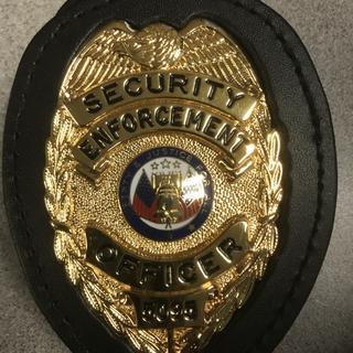 Blackinton B2215 Semi-Custom Oval Security Badge