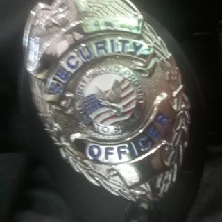 LawPro Security Officer Shield with Star Badge.