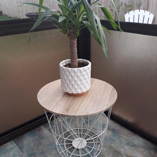 Living Co Wire Side Table White The Warehouse