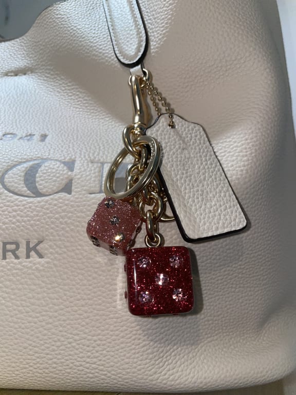 Coach Dice purchases keychain