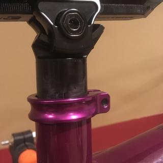 purple Chromag Bikes Seat Post Fixed Clamp 35mm