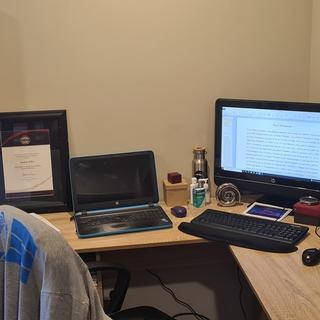 My study room and office