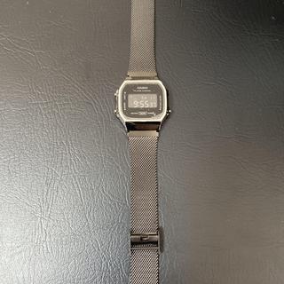 Casio A168WEMB-1BV - Reloj digital para hombre, colección vintage, color  plomizo, con banda de malla, alarma, cronógrafo, iluminador, plateado