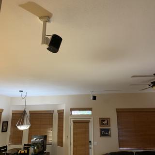 Sonos Play 1’s with Flexon Ceiling mount