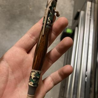 Bolt Action Ceramic Woodland Camouflage Pen Kit at Penn State Industries