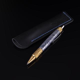 Placid Crafts Dura Click Pen in Knurled Stainless With Genuine Rebar Body #335 
