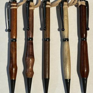Legacy Woodturning, Slimline Pen Kit Starter Pack with Bushings, Hurricane M42 Cobalt Drill Bit, Pen Kits, Wood Pen Blank Sampler Pack