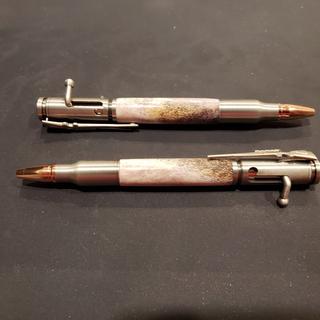 Bolt Action Antique Brass Tec-Pen Kit
