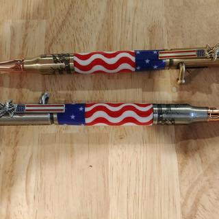 Salute The Troops Bolt Action Antique Brass Pen Kit at Penn State