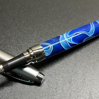 Tycoon Lustrous Fountain Pen Blue