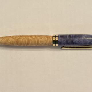 Narrator Pen - Maple Burl Wood